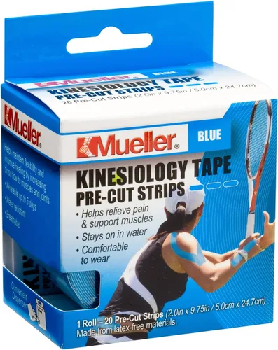 Vista 8 de MUELLER Cinta de kinesiología de medicina deportiva tiras precortadas