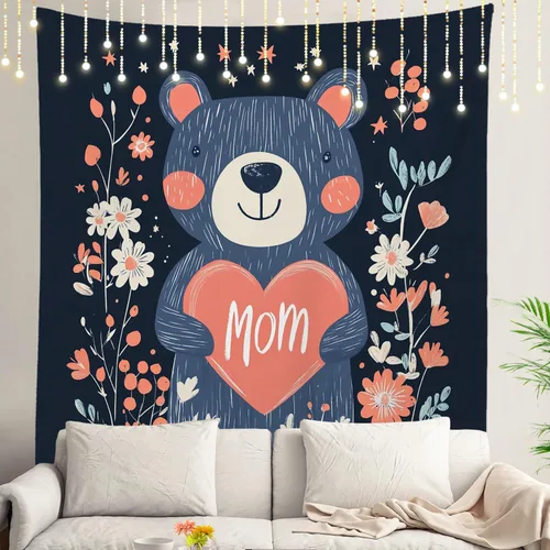 Vista 99 de Shrahala Modern Abstract Artwork Wall Tapestry, Orange Black Beige Wall Hanging Large Tapestry Decoration Polyester Fiber White Hem Around for Dorm