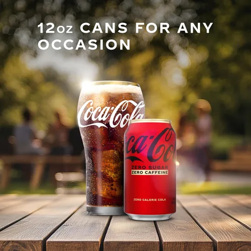 Vista 5 de Coca-Cola Soda sin cafeína, 12 onzas líquidas (paquete de 12)