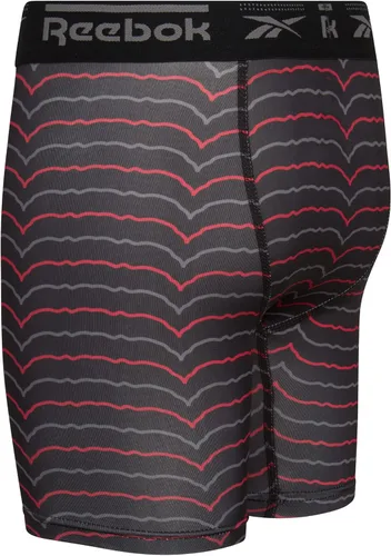 Vista 6 de Reebok Ropa interior para niños Calzoncillos tipo bóxer de rendimiento de pierna larga (paquete de 3)
