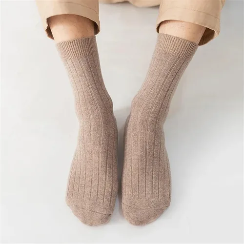 Vista 3 de TRENIS Winter Socks Men Towel Cold Snow Winter