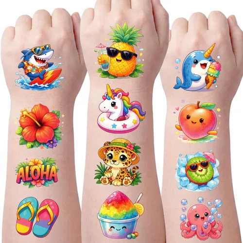 Vista 12 de JCFIRE Decoraciones del 4 de julio, 100 piezas de tatuajes temporales para niños y adultos, decoraciones patrióticas, accesorios del 4 de julio