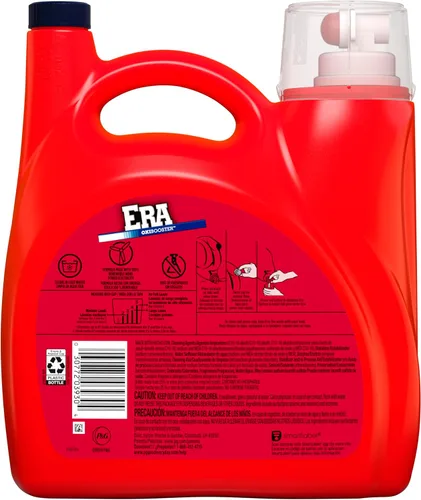 Vista 7 de Detergente líquido para ropa Era Oxibooster, 154 onzas líquidas, 87 cargas