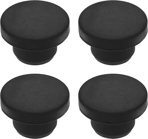 Vista 173 de MECCANIXITY - Tapones de silicona en forma de T (26mm, 1 pulgada de diámetro), color negro