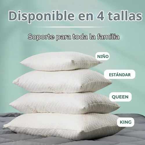 Vista 7 de Almohada estándar de espuma viscoelástica triturada Snuggle-Pedic para dormir - Refrescante y con soporte para el cuello, la espalda y los hombros