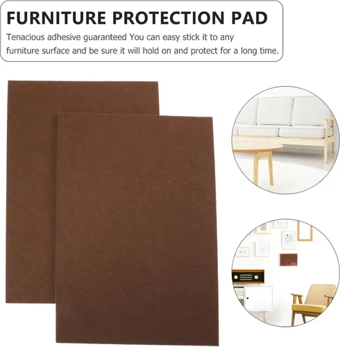 Vista 3 de Cojines de pie de silla de fieltro 4pcs almohadillas antideslizantes