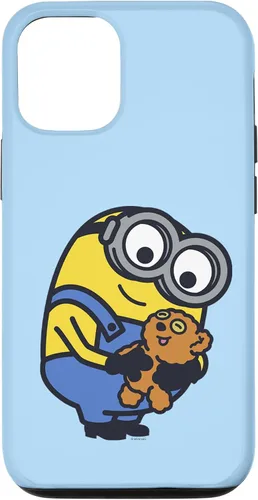 Vista 27 de iPhone 13 Despicable Me Minions Bob Holding Teddy Bear Case