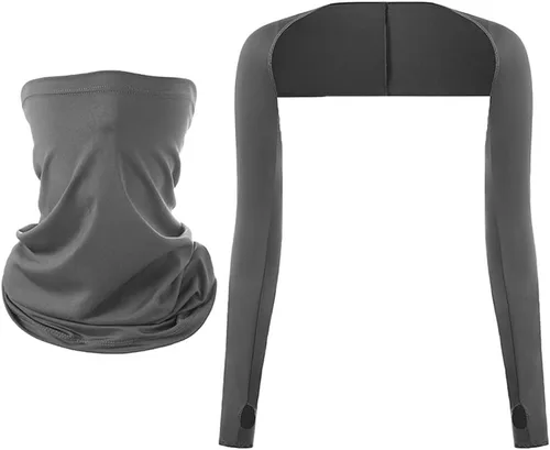 Vista 9 de YEKEYI Mangas de brazo con protección solar UV, manga de chal, protección solar, cómoda para golf, ciclismo, correr