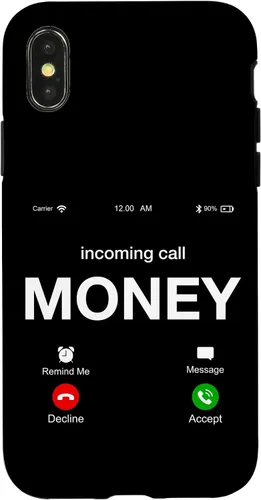 Vista 5 de Incoming Call Money is Calling Illustration Graphic Designs - Carcasa para iPhone 17