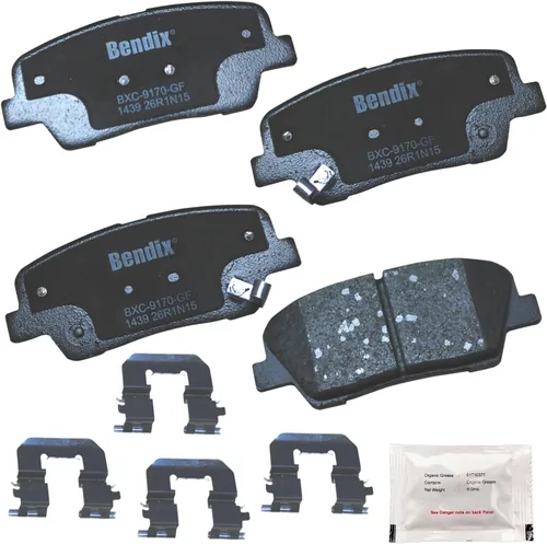 Vista 122 de Bendix Priority1 CFC154 - Juego de pastillas de freno de disco para Avanti II, Century, LeSabre, Regal, Riviera, chasis comercial, DeVille