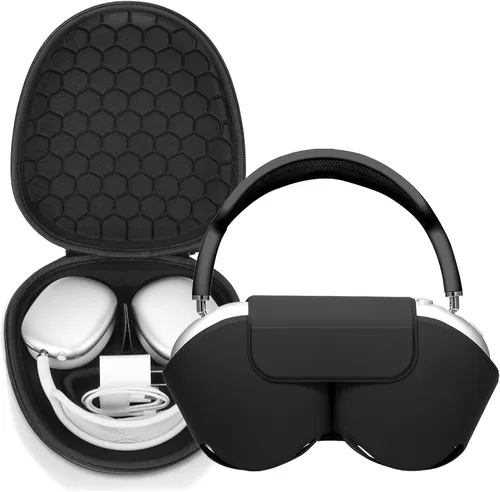 Vista 14 de Maxjoy para Apple Airpods Max Funda inteligente de cubierta, Accesorios de cubierta protectora de cuero PU suave para Airpod Max con modo de sueño