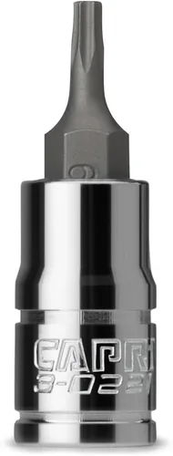 Vista 9 de Capri Tools T6 Star Bit Socket, unidad de 1/4 pulgadas