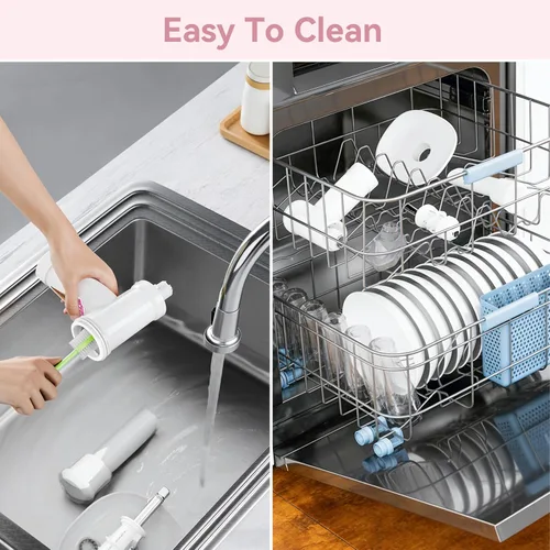 Vista 7 de Accesorio para máquina de helados para batidora de pie KitchenAid, máquina de postres suaves con frutas congeladas sin lácteos, máquina de yogur