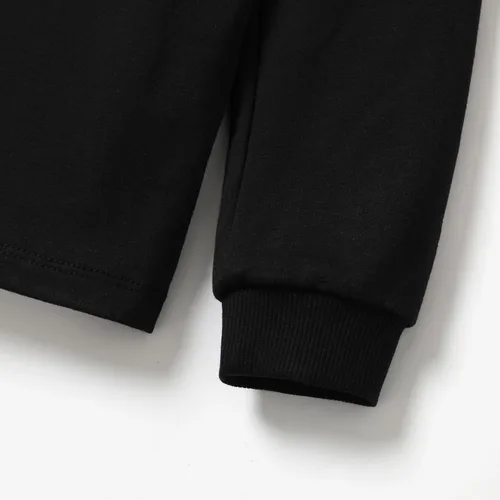 Vista 6 de PATPAT Conjunto de 2 piezas para niñas, camiseta de bloque de color de leopardo, camiseta de cuello redondo, leggings negros, pantalones deportivos