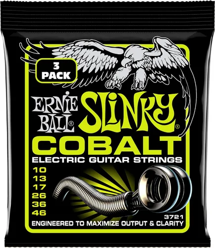 Vista 13 de Cuerdas para guitarra eléctrica Cobalt de Ernie Ball