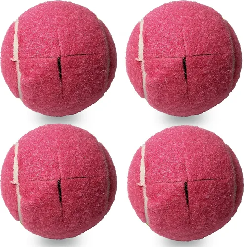 Vista 10 de RMASCOV - Pelotas de tenis para caminantes, paquete de 4, pelotas de tenis precortadas para caminantes, pelotas de tenis para patas de silla (negro)