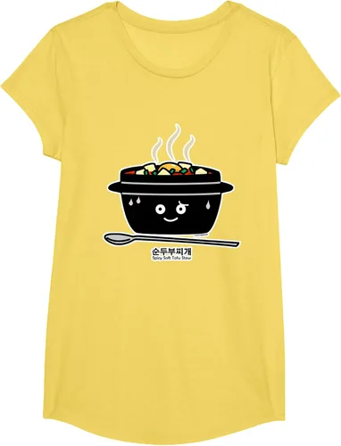 Vista 40 de Sopa coreana de guiso de tofu suave picante Sundubu jjigae huevo caliente, gris, S Negro