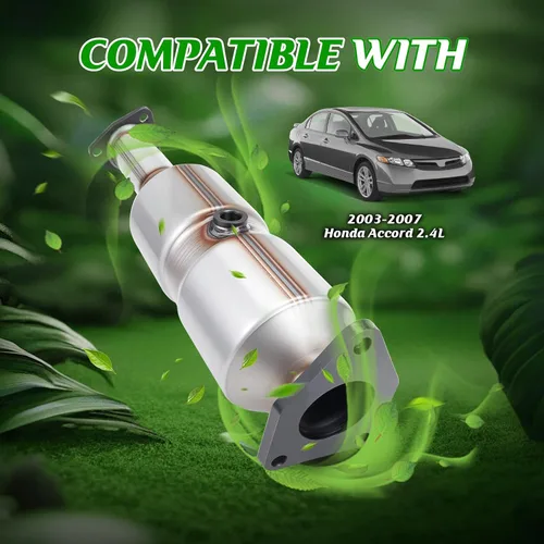 Vista 6 de Kit de convertidor catalítico delantero de ajuste directo para Honda Accord 2003 2004 2005 2006 2007 2.4L