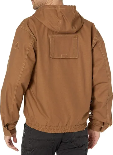 Vista 2 de Bulwark Chaqueta con capucha Excel FR ComforTouch de algodón, resistente a la llama, 11.5 oz