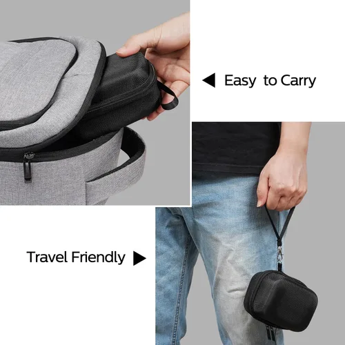 Vista 6 de Carrying Case for Canon PowerShot G7X Mark III/ G7X Mark II/SX740/SX730/SX720/SX620/G7X Digital Camera, Extra Mesh Pocket for Charging