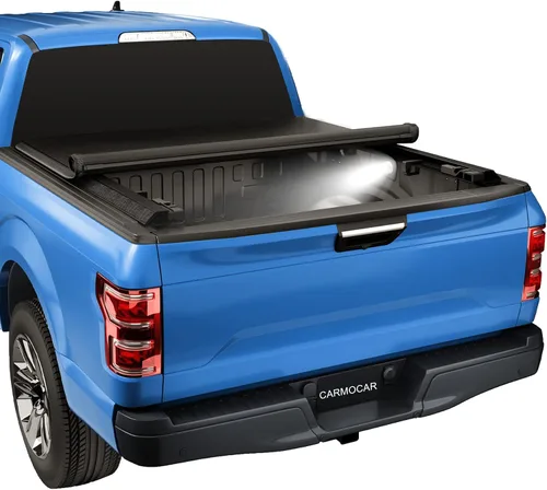 Vista 8 de Funda de cama de camioneta rígida de tres pliegues, de 8 pies, para reemplazo de 1994-2018 Ram 1500 2500 3500 y 2019-2023 Ram 1500 Classic sin