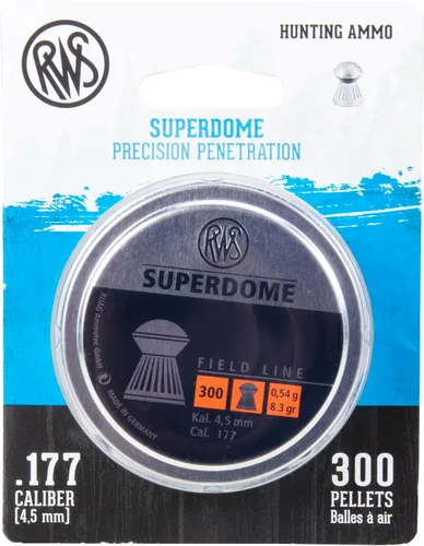 Vista 6 de Umarex RWS Superdome Field Line Pellet Gun Pellets.177 Caliber, 8.3 Grains