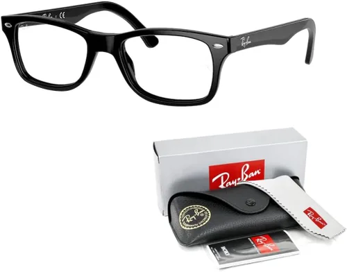 Vista 3 de Ray-Ban RX5228 - Lentes cuadrados para hombre y mujer + paquete con kit de gafas de diseñador iWear