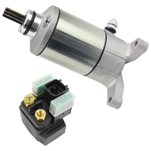 Vista 8 de Motor de arranque con relé para motocicleta Suzuki SV650 1999-2002, 31100-19F00 31100-19F10 31100-48E00