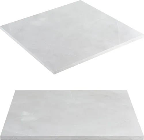 Vista 18 de Kaboon Mesa universal de 24 x 24 pulgadas, paquete de 2, solo encimera reversible de melamina, uso doméstico o comercial en interiores, 1 pulgada
