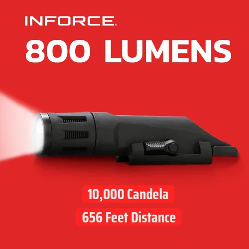 Vista 5 de INFORCE WMLx - Luz blanca Gen 2 con acabado montado en pistola