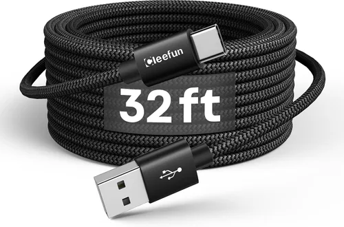 Vista 10 de CLEEFUN Cable USB C extralargo, 26 pies / 26.2 ft, cable de alimentación USB a USB C - Cable de carga tipo C de 26 pies (sin datos) para teléfono