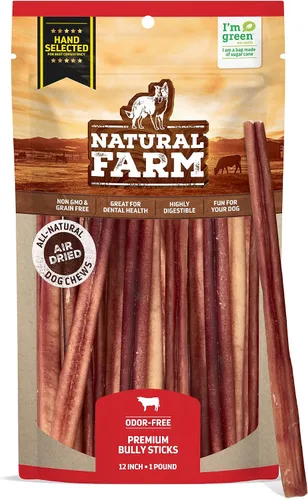 Vista 21 de Natural Farm Golosinas de colágeno trenzadas para perros (30 cm, paquete de 6), palitos de colágeno, golosinas naturales para perros, de larga