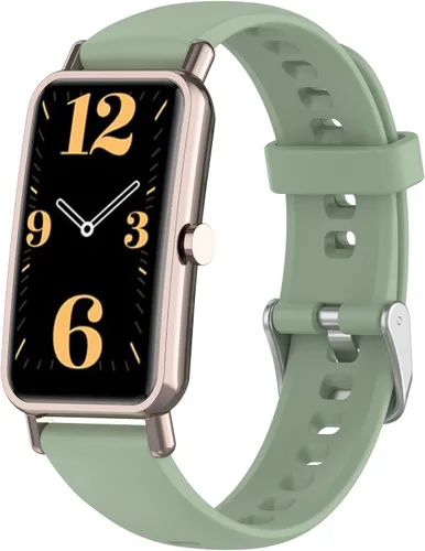 Vista 9 de Senter Banda de liberación rápida de silicona suave de 0.630 in para Huawei Watch Fit Mini Smart Watch