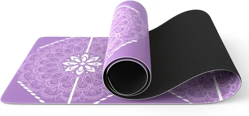 Vista 9 de FOLAI Esterilla de yoga extra gruesa de 6 mm - Esterilla de ejercicios antideslizante para HIIT, pilates y entrenamientos en casa con correa