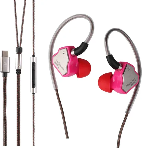 Vista 21 de Linsoul 7Hz Salnotes Zero HiFi 10mm controlador dinámico auricular que se ajusta al oído IEM con diafragma compuesto de metal, placa frontal