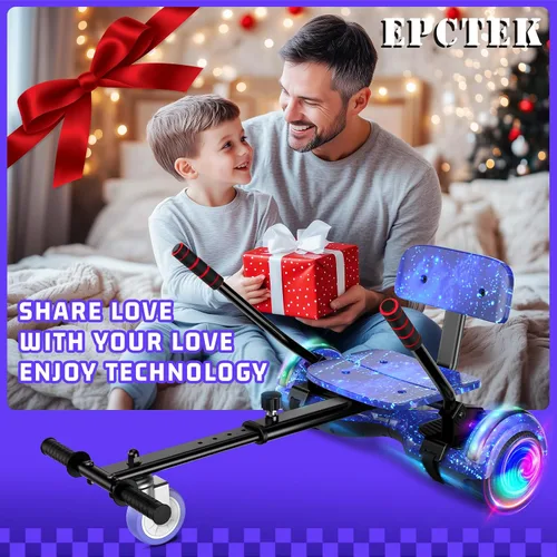 Vista 6 de Conjunto de accesorios para asiento de scooter con luces LED Corlorful, Bluetooth con longitud de marco ajustable para niños y niñas