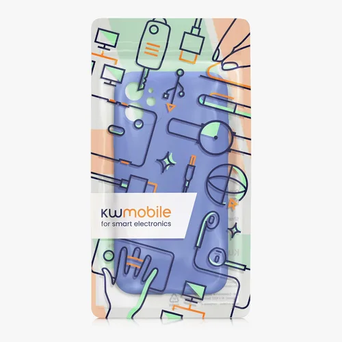 Vista 7 de kwmobile Funda compatible con Apple iPhone 11 - Funda delgada de silicona TPU - Acabado suave al tacto - Azul báltico