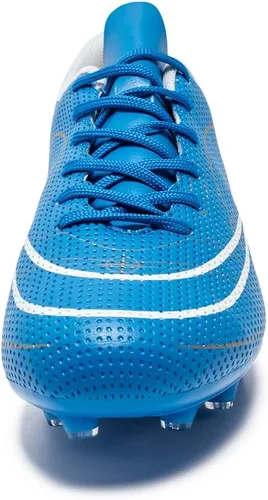 Vista 3 de breooes Zapatos deportivos de fútbol para niños grandes y grandes, zapatos de fútbol de suelo firme, tenis de entrenamiento profesionales bajos