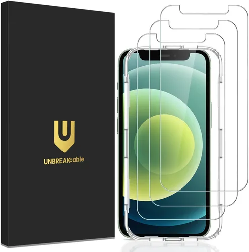 Vista 14 de UNBREAKcable Protector de pantalla de vidrio templado inastillable para iPhone SE 2022/SE 2020, iPhone 8/7 [paquete de 3] [99.99% transparente HD]