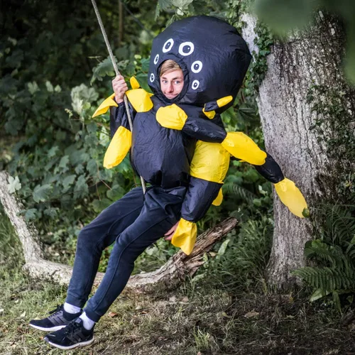 Vista 7 de Disfraz inflable de araña para adultos (talla única)