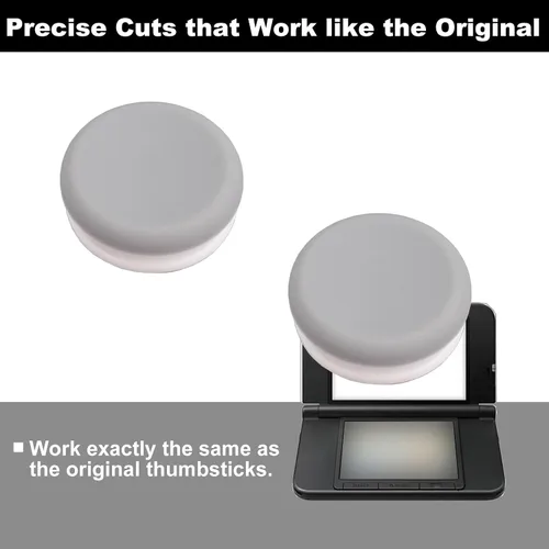 Vista 2 de 2Pcs Analog Stick Cap Replacement 3D Joystick Cover for 2DS 3DS 3DSXL 3DSLL New 3DS New 3DSXL New 3DSLL Controller