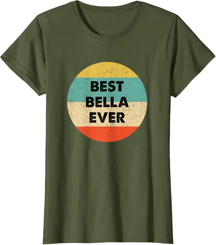 Vista 74 de Bella Name - Camiseta, Negro, S