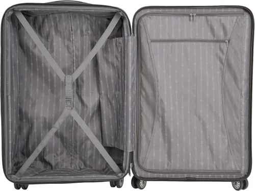 Vista 11 de DELSEY Paris, Helium Aero - Juego de 2maletas rígidas expandibles con ruedas giratorias, Carbón cepillado.