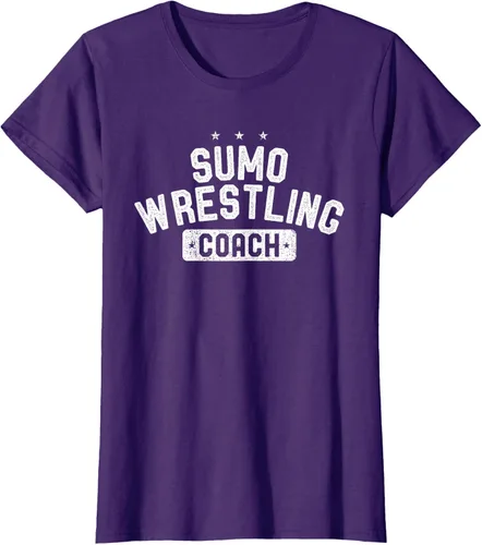 Vista 13 de Camiseta vintage de lucha libre Sumo Entrenador de lucha libre, Negro, S