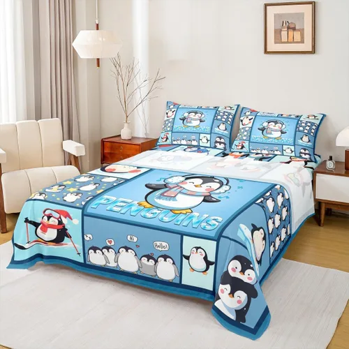 Vista 27 de Western Cowboy - Juego de sábanas para niños, tamaño individual, juego de ropa de cama rústica de herraduras, cactus y herraduras, decoración