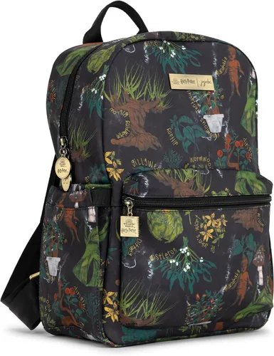 Vista 2 de JuJuJuBe Mochila de viaje ligera a media piernamochila escolar para niños o adultos con organización de bolsillo, Herbología de Harry Potter