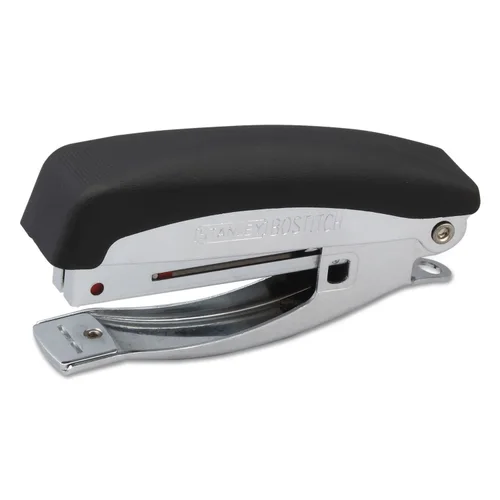 Vista 6 de Bostitch Office Deluxe 42100 - Engrapadora manual de 20 hojas con agujero de anclaje, cromo/negro