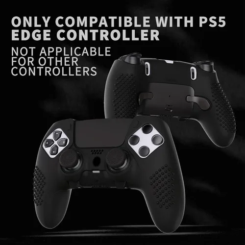 Vista 108 de PlayVital 3D Studded Edition Anti-Slip Silicone Cover Case for ps5 Edge Controller, Soft Rubber Protector Skin for ps5 Edge Wireless Controller with