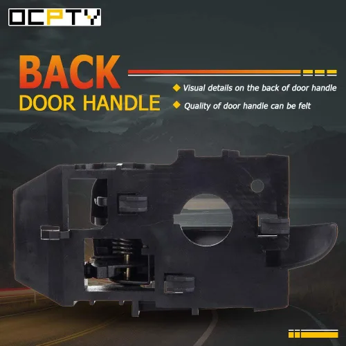 Vista 6 de OCPTY Manija de puerta Interior Pasajero Lado Derecho Reemplazo Ajuste 2001-2006 para Hyundai Elantra Manija Interior Puerta Negro