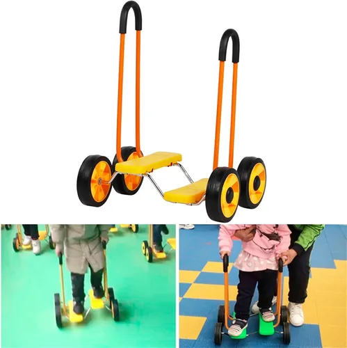 Vista 9 de EVTSCAN Equipo de fitness para niños, bicicleta de equilibrio, bicicleta de juguete, entrenamiento sensorial, equipo de juego al aire libre